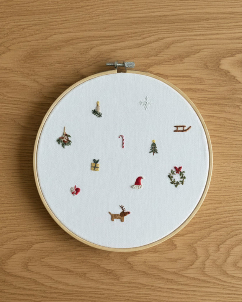 Broderiopskrift JULEMOTIVER