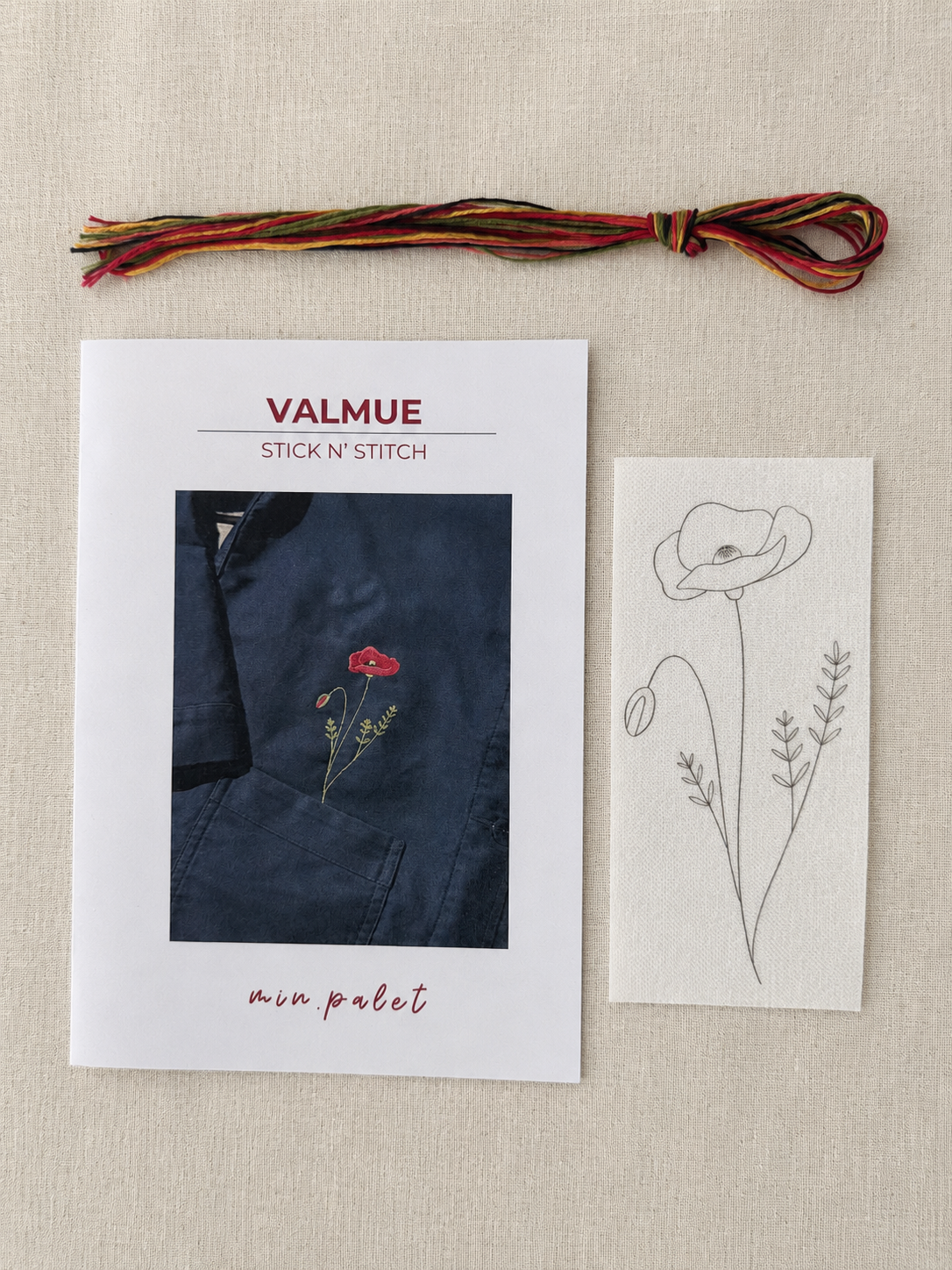 Stick n' Stitch - Valmue broderikit