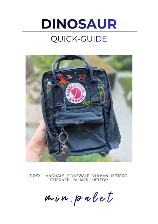 Quick guide til broderi - DINOSAUR
