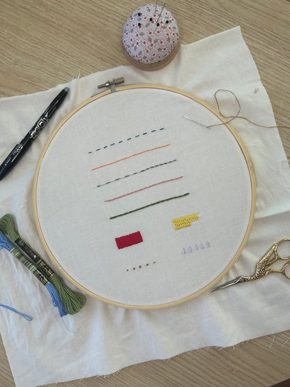 Broderiworkshop 10. juni 2026 - Samvær x min.palet