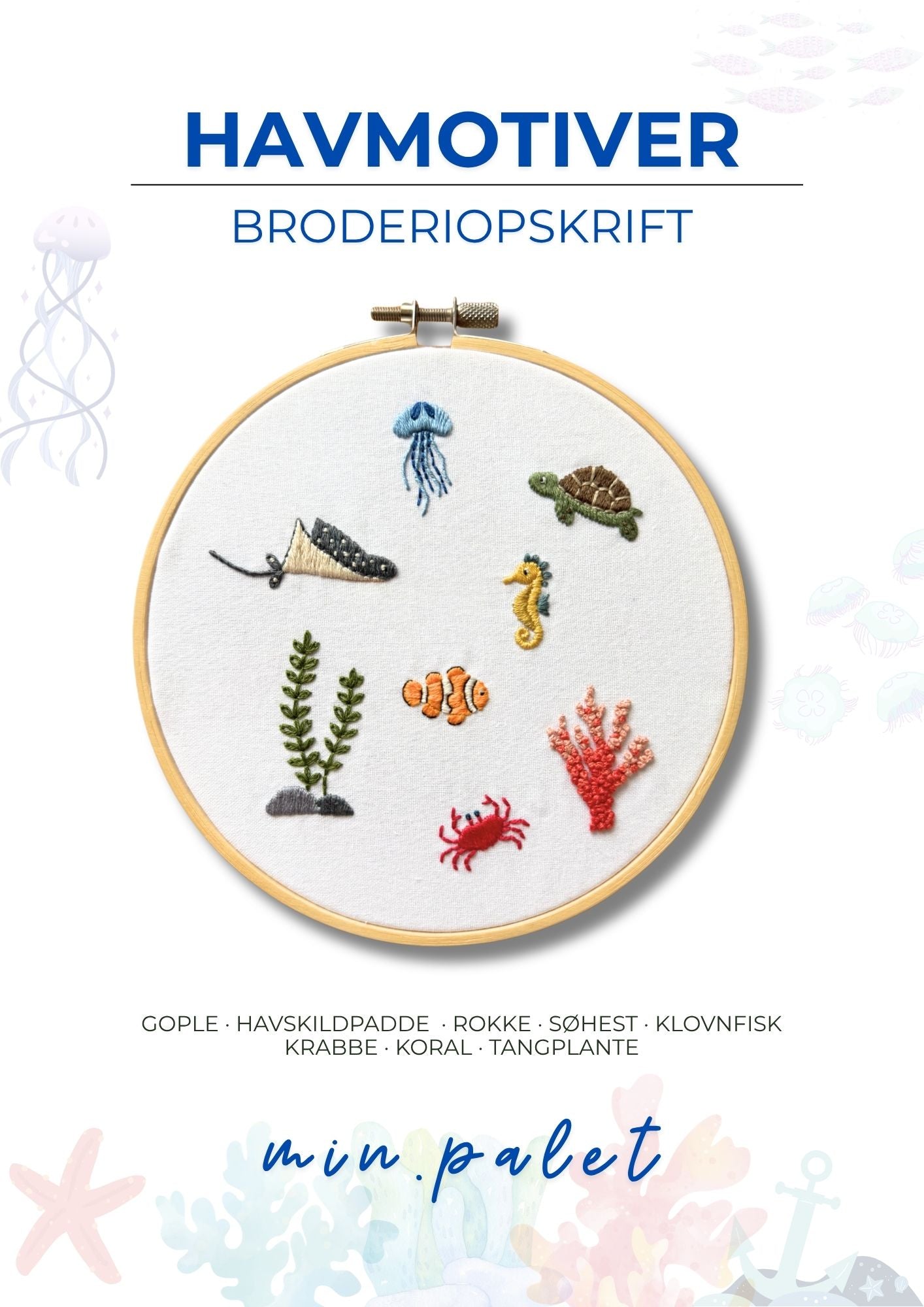 Broderiopskrift HAVMOTIVER