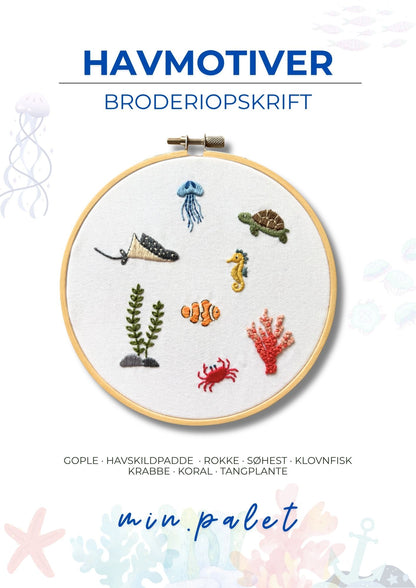 Broderiopskrift HAVMOTIVER