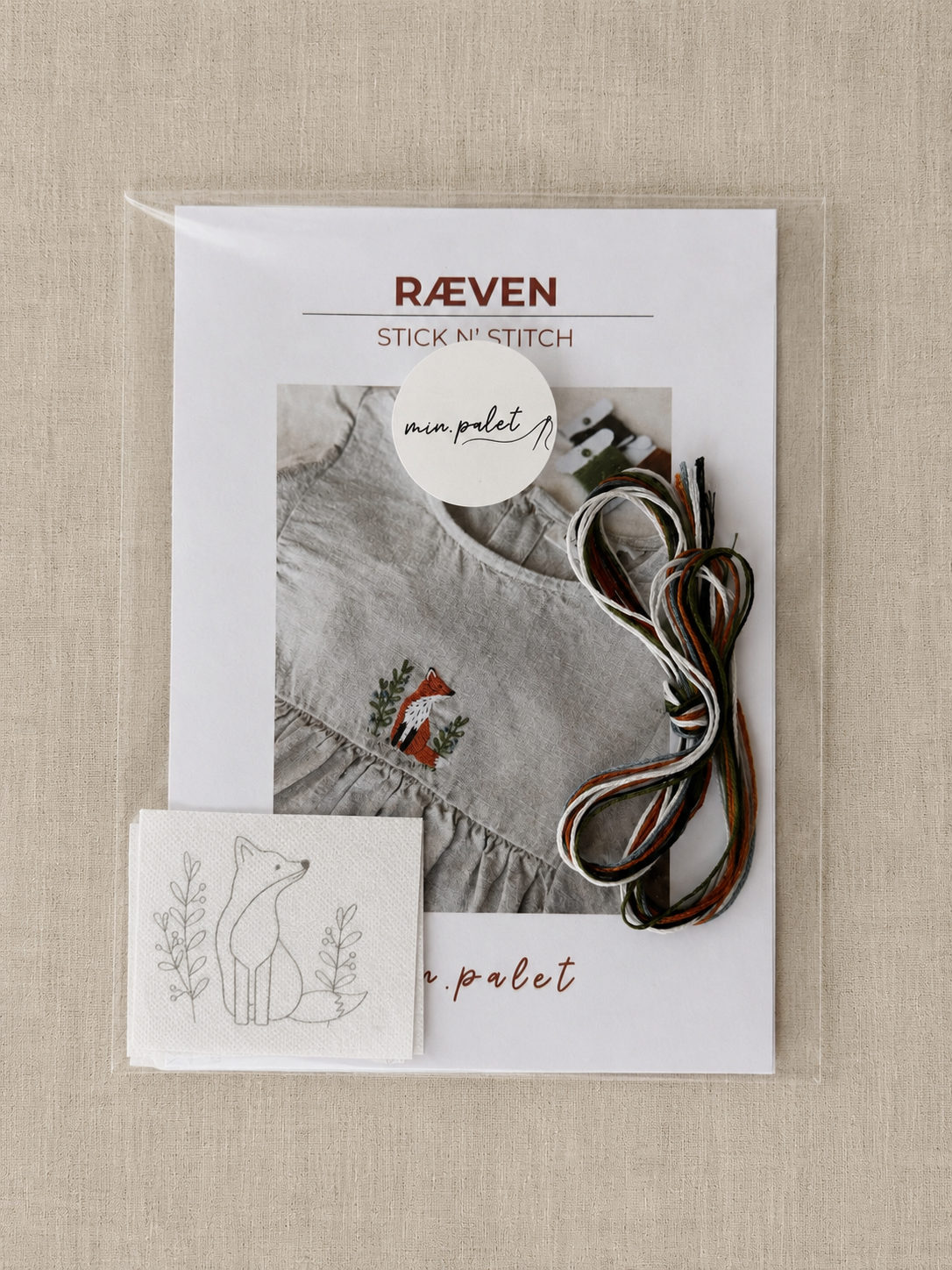 Stick n' Stitch - Ræven broderikit