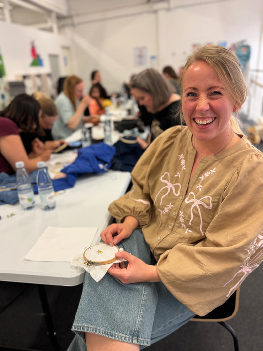 Broderiworkshop 10. juni 2026 - Samvær x min.palet