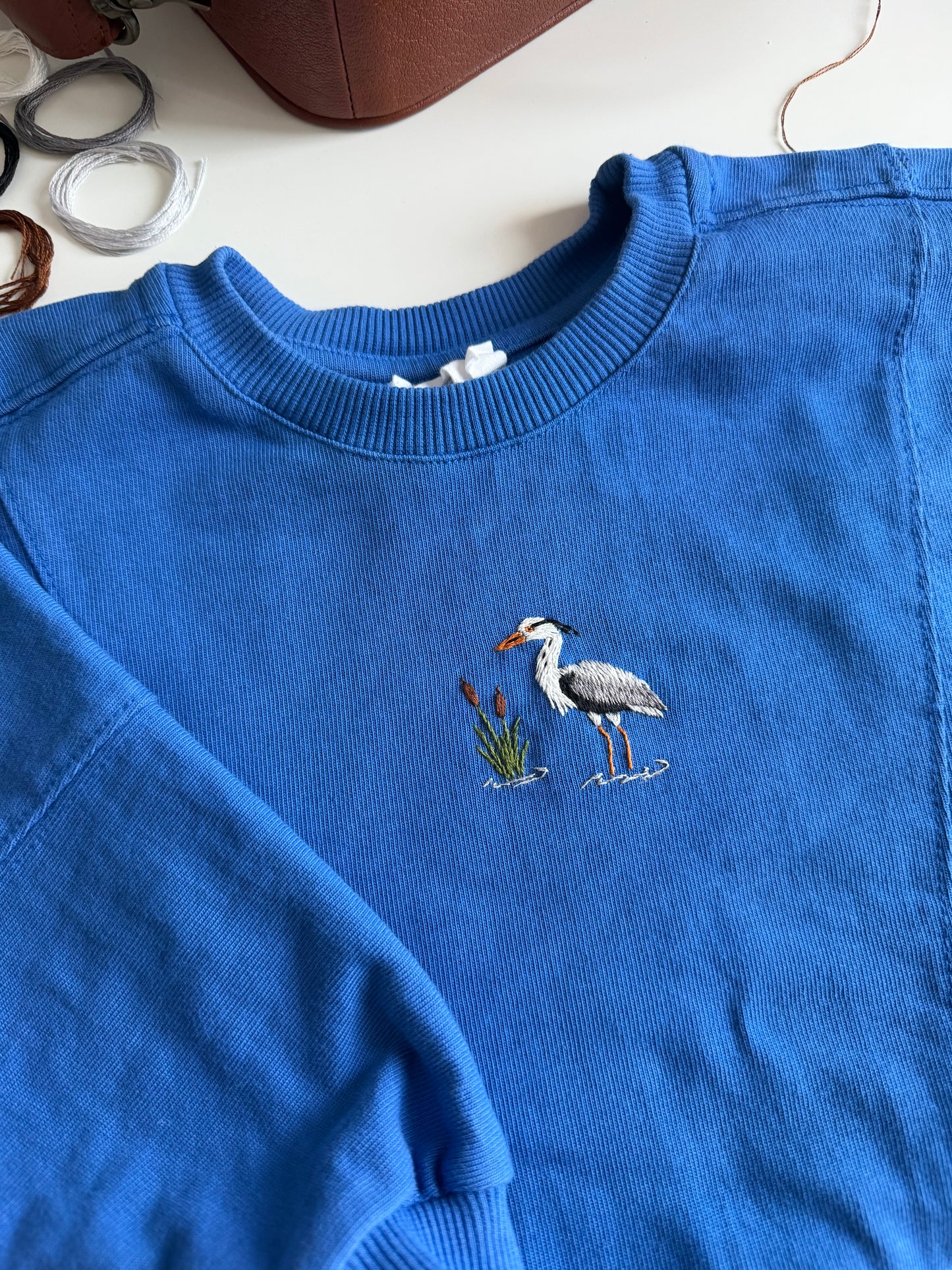 Stick n’ Stitch – Fiskehejre broderikit