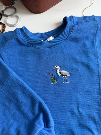 Stick n’ Stitch – Fiskehejre broderikit