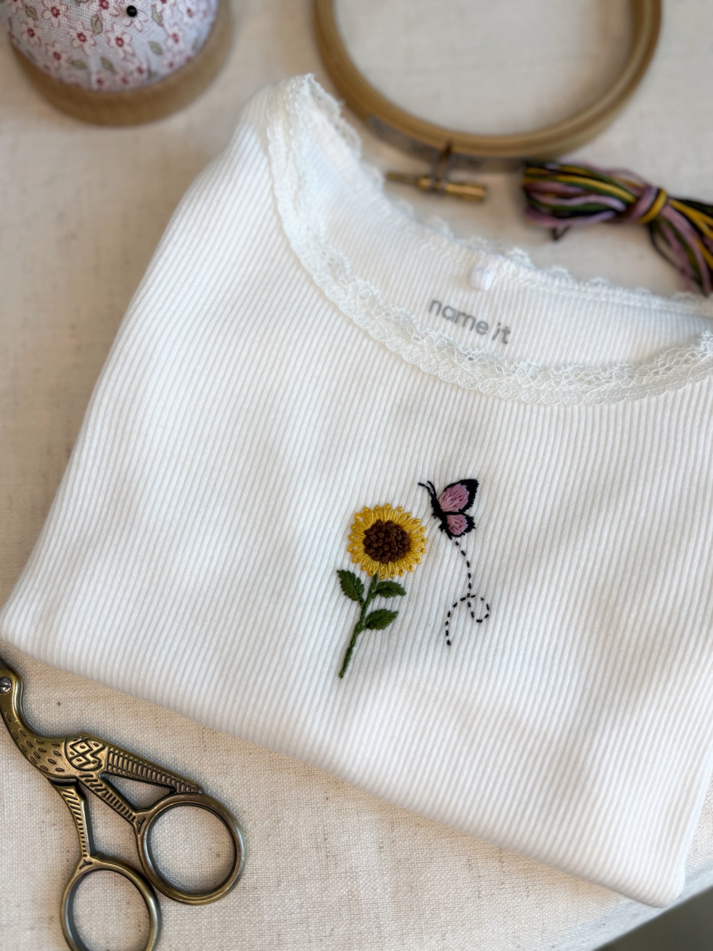 Stick n' Stitch - Solsikke broderikit