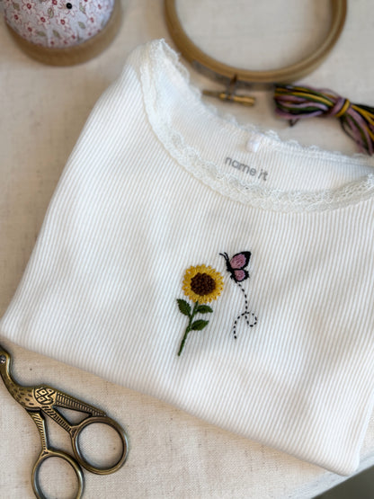 Stick n' Stitch - Solsikke broderikit