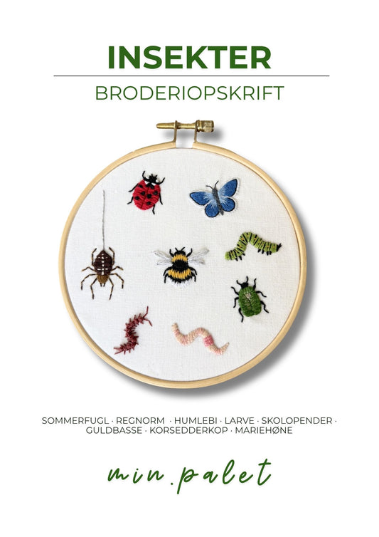 Broderiopskrift INSEKTER