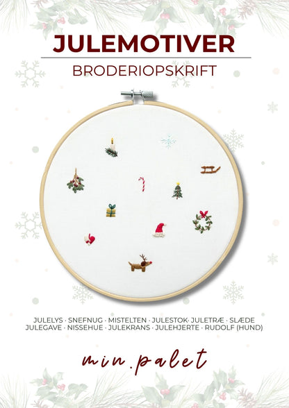 Broderiopskrift JULEMOTIVER
