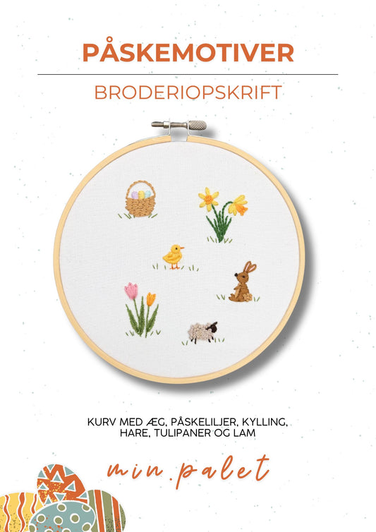 Broderiopskrift PÅSKEMOTIVER