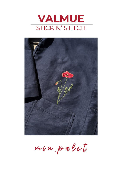 Stick n' Stitch - Valmue broderikit