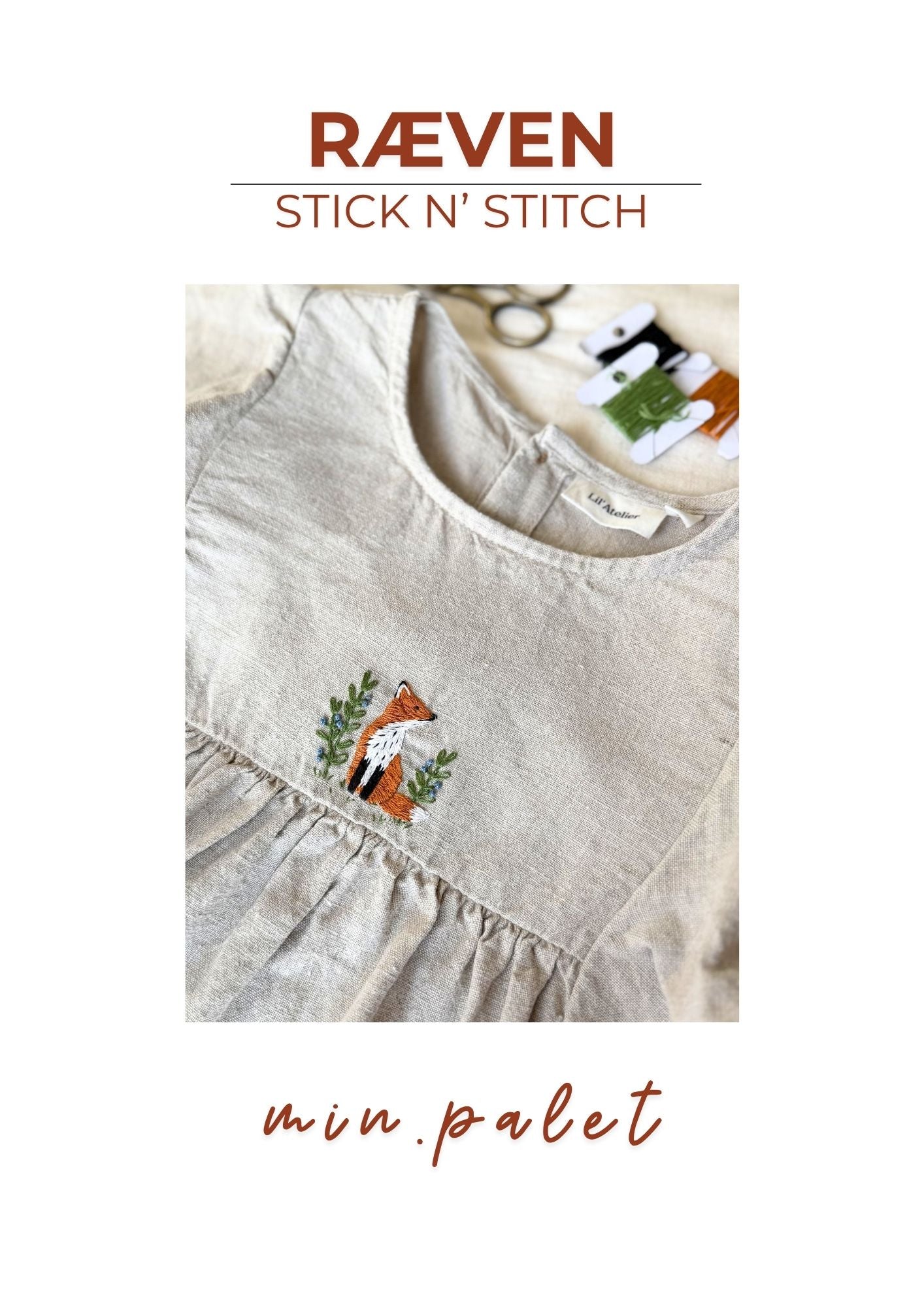 Stick n' Stitch - Ræven broderikit
