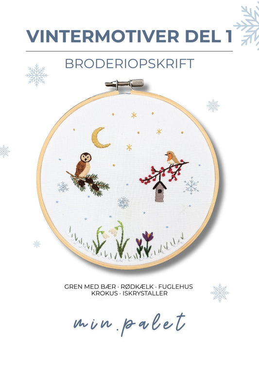 Broderiopskrift VINTERMOTIVER DEL 1