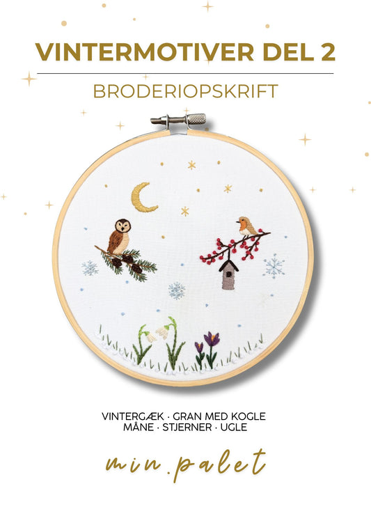 Broderiopskrift VINTERMOTIVER DEL 2